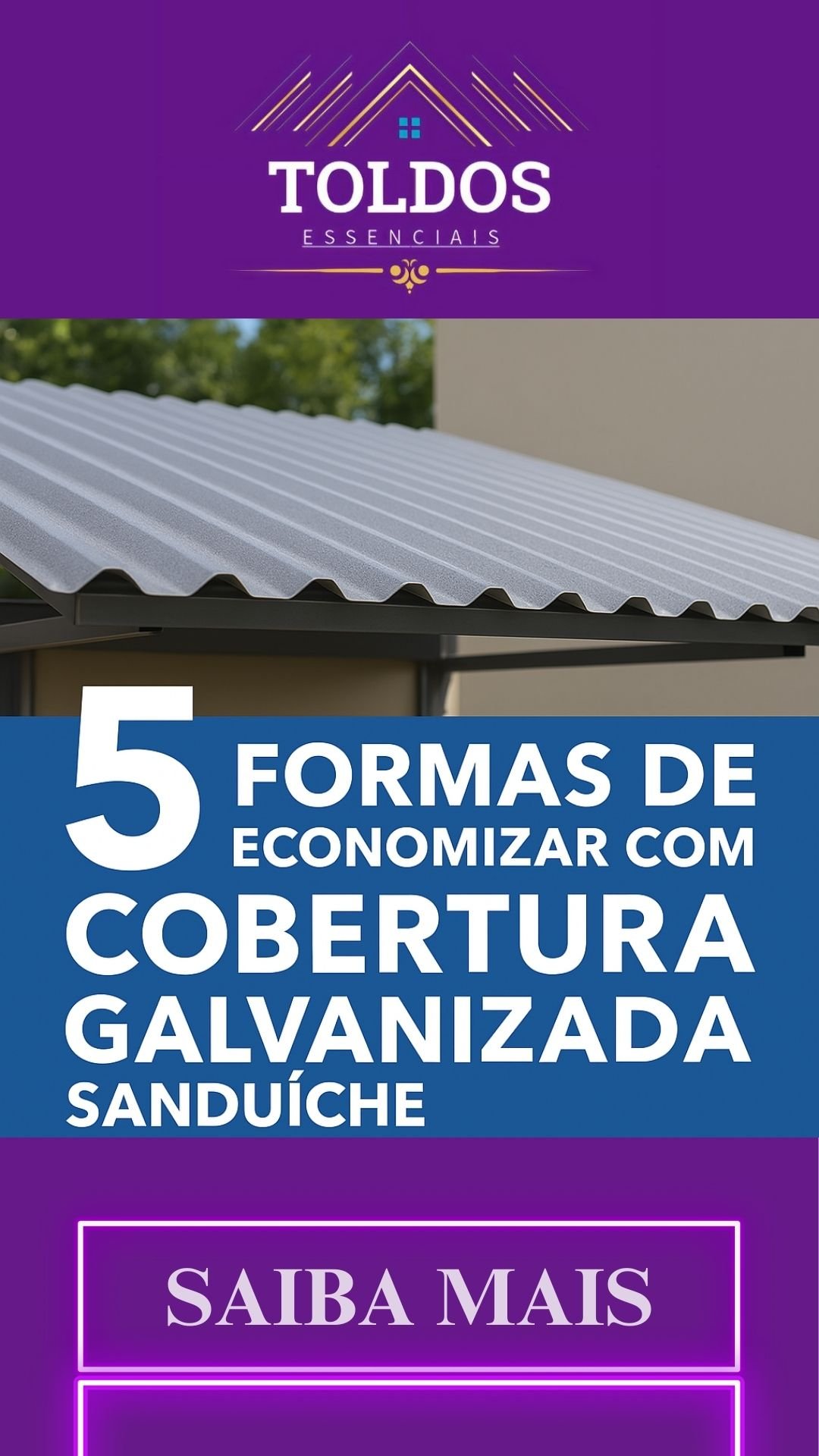 Telhado com Telha Termoacústica para Área Externa em Capivari